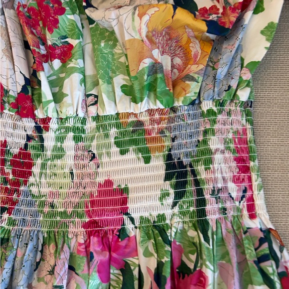 NEW Cara Cara Sally Mini Off Shoulder Dress - Booming Floral Motif - Picture 6 of 13